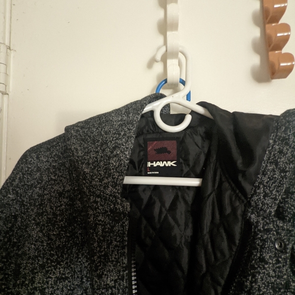 Men's LG Hawk Leather Sleeved Jacket - Picture 3 of 3